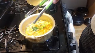 Egg Vegetable Ramen cooking show [upl. by Gratia]