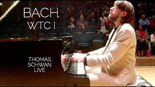 Bach WTC I WellTempered Clavier Book 1 Complete Live Performance  Thomas Schwan piano [upl. by Aivalf]