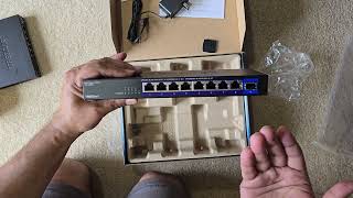 Unboxing TRENDnet 9Port Unmanaged 25G Switch with 10G SFPPort [upl. by Nahoj]