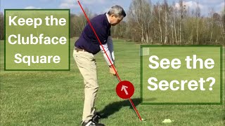 Keep the clubface Square through impact Learn the Secret [upl. by Haymes]