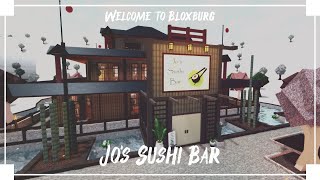 Jos Sushi Bar Tour  Roblox  Welcome to Bloxburg [upl. by Abehs]