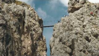 Pisciadu Klettersteig  Ferrata Dolomiten FullHD [upl. by Leasi]