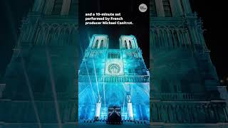 NotreDame reopening ends with performance by DJ Michael Canitrot Shorts [upl. by Ardolino]