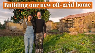 Starting our OFFGRID build Renovating an abandoned farm [upl. by Dielle]