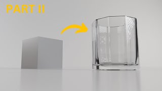 Texturing and Rendering a Faceted Glass Tumbler in Blender [upl. by Eisaj978]