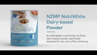 NZMP NutriWhite DairyBased Powder [upl. by Atteuqcaj567]