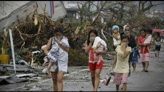 SuperTyphoon Cuts Trail of Destruction in Philippines [upl. by Ardnasak364]