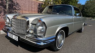 1971 MercedesBenz 280SE 35 Coupe Stereo upgrades with Bluetooth 91424 [upl. by Marvin]