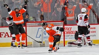 Shayne Gostisbehere rifles home onetimer for OT winner [upl. by Ewell593]