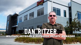 Dan Ritzer US Navy Veteran amp Superior Safety Director [upl. by Akienat810]