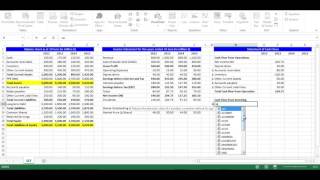 Statement of Cash Flows using Excel [upl. by Palm]