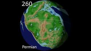 Plate Tectonics amp Paleogeography as Viewed from Space  Scotese Animation [upl. by Yliram]