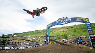 Pro Motocross 450 Class Highlights  Thunder Valley National 2023 [upl. by Dej]