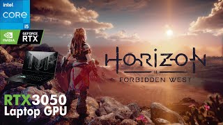 Horizon Forbidden West Tested on RTX 3050 Laptop  I5 11300H  Asus TUF Dash F15 [upl. by Consalve]