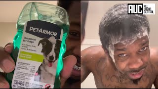 Kodak Black Brother Koly P Uses Dog Shampoo To Get Hair Waves [upl. by Torin]