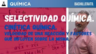 CINÉTICA QUÍMICA VELOCIDAD DE REACCIÓN [upl. by Novej]