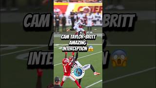 INSANE ONE HANDED CATCH 🤯 nfl interception CincinnatiBengals nflhighlights [upl. by Armmat]