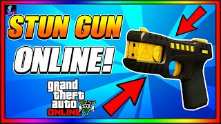 HOW TO GET THE STUN GUN TASER IN GTA 5 ONLINE AFTER PATCH [upl. by Aninnaig]