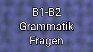 A1A2 B1B2 Grammatik Bausteine Mix Übungen Prüfung Aufgaben Exercises Konjunktiv II Verben [upl. by Adnicaj]