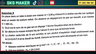 Exercice corrigé sur les Alcools PC Terminale S [upl. by Orly]