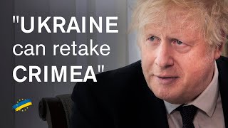 BORIS JOHNSON interview in Ukraine Trump war and Ukraine’s victory in a nutshell [upl. by Ymmak]