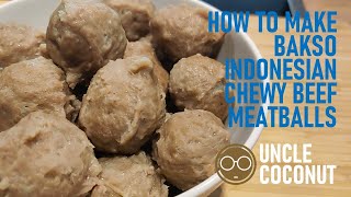 How To Make Bakso  Indonesian Beef Meatballs [upl. by Suedaht]