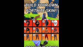 Build your own Fortnite skin fortnite fortniteshorts cool viralvideo [upl. by Therron]