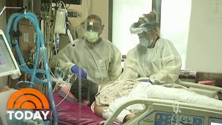 US Sees Deadliest Week Of COVID19 Pandemic Hospitals Overwhelmed  TODAY [upl. by Berkley]