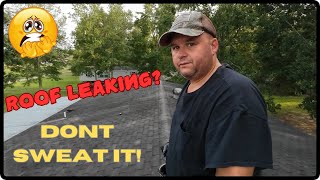 How to roof leak repair  roof maintenance  cheap solutions [upl. by Jennette]