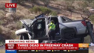 3 killed in SR 87 crash near Fountain Hills [upl. by Aicittel]