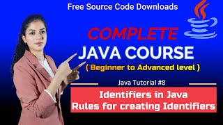 Identifiers in Java  Rules for creating Identifier HINDI [upl. by Naujud]