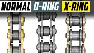 ORing vs XRing vs “Normal” Motorcycle Chains  What’s The Difference [upl. by Evannia]