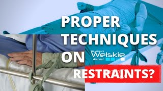 Proper Restraints Techniques Used in Hospital Set UpHow to Restraint an Violent Patient [upl. by Baniaz]