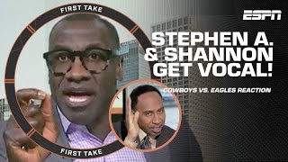 Stephen A wants the Cowboys to KEEP THEIR ENERGY as they cruise past the Eagles 🔋  First Take [upl. by Aihsot]