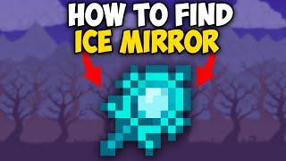 How to Get ICE MIRROR in Terraria 1449  Ice Mirror seed 1449 [upl. by Enrak681]