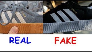 Real vs fake Adidas Samba rose How to spot fake Adidas sambarose and sambae shoes [upl. by Tnecniv933]