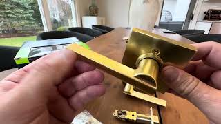 Unboxing of Schlage Interior Passage Door Handle [upl. by Humbert]