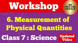 Measurement of physical quantities exercise class 7 science  7th science chapter 6 question answers [upl. by Aiyotal953]