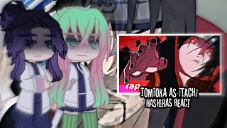 ♪Hashiras react Tomioka as Itachi  🇧🇷  7minutoz  YzuKi Sano [upl. by Neils]