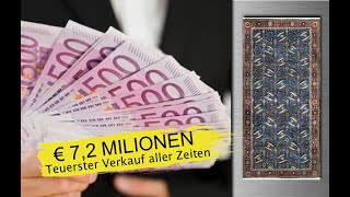 Der teuerste Teppich der Welt Perser Teppich Orientteppich Kerman € 72 Millionen VERKAUFT [upl. by Unders523]