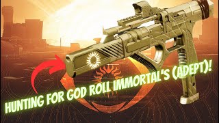 Destiny 2 Trials of osiris solo experience farming for immortal adept god rolls season 22 [upl. by Nathan362]