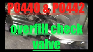 P0440 P0442 Replace Overfill Check Valve Toyota Camry √ Fix it Angel [upl. by Hercules]