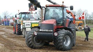 Case IH MX200 Magnum aka quotSoenquot Pulling the Heavy Sledge at Tractor Pulling Event  Pulling DK [upl. by Madden]