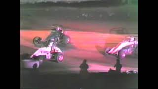 USAC Sprint Feature event at Little Springfield [upl. by Yuzik]