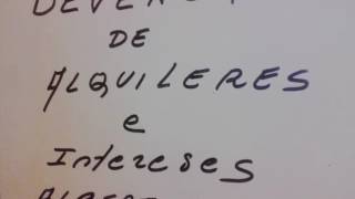 DEVENGADO DE ALQUILERES E INTERESESMINI CURSO PARTE 1 [upl. by Ahseetal]