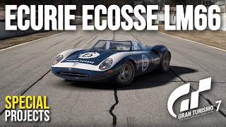 GT7  6 Ecurie Ecosse LM66 Build Tutorial  Special Projects [upl. by Orlan]