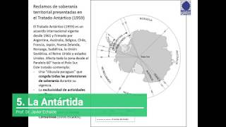 Derecho Internacional Público UNLZ  Unidades 14 y 15 Antártida y Cuestiones Territoriales [upl. by Ern962]