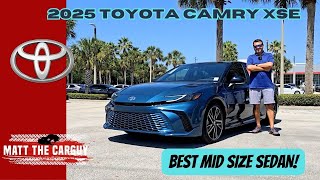 All new 2025 Toyota Camry XSE  Sporty Hybrid With 48 Mpg Review and drive [upl. by Rehpretsirhc]