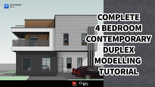 Autodesk Revit Architecture 2024 Full Beginners Tutorial [upl. by Sirovat586]