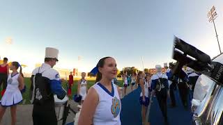 Kearney High School Marching Band 20242025  Football Game 1 Pregame Tenor Cam [upl. by Felty]